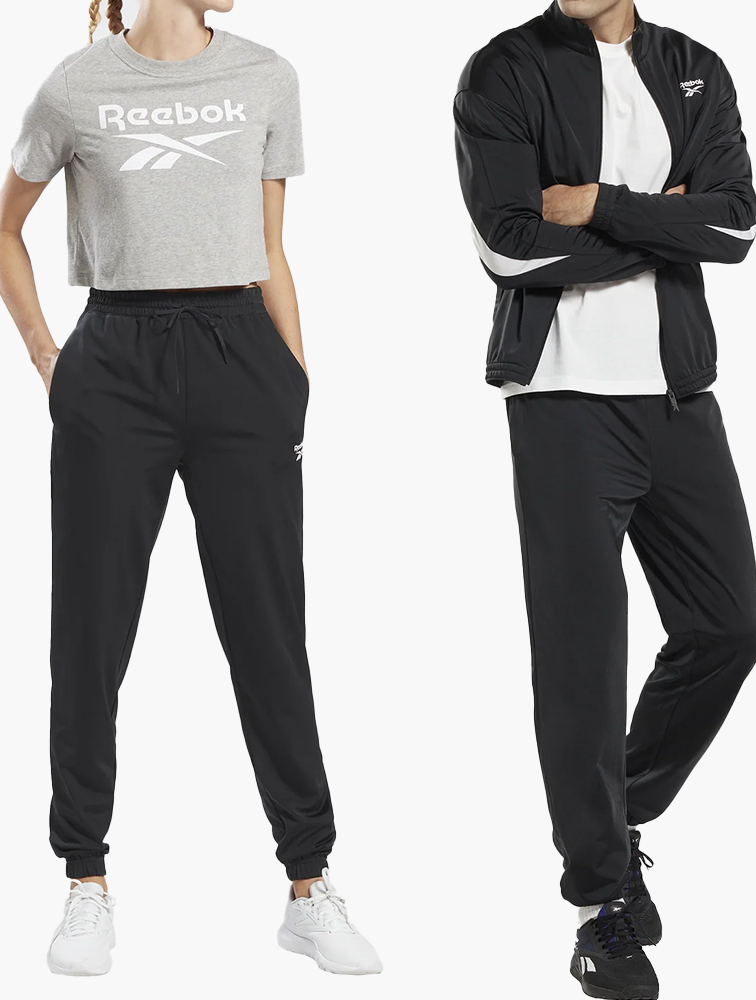 MyRunway | Shop Reebok Night Black Identity Vector Knit Track